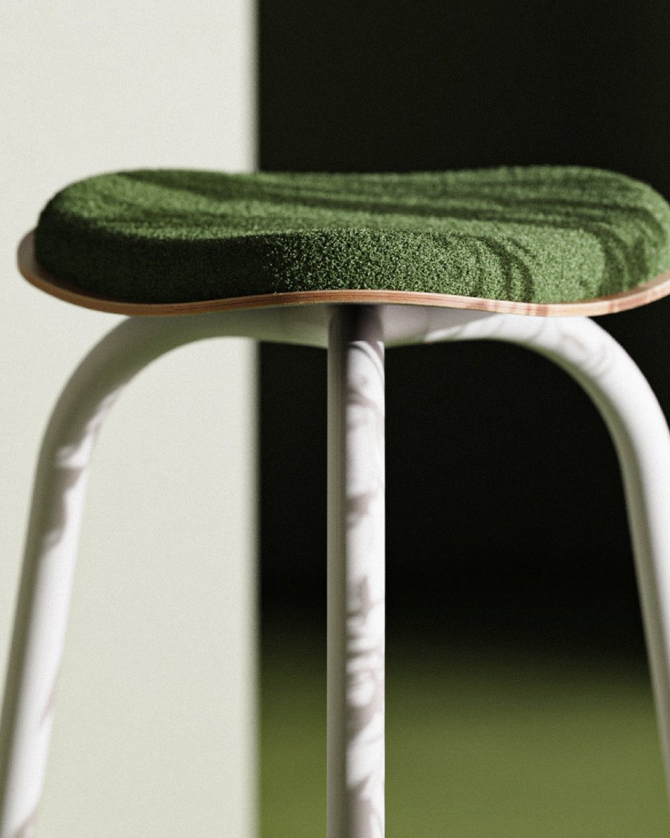 designwantedmag's tweet photo. The design of this stool features a wooden seat with a soft and comfortable cushion, supported by three metal legs that are connected by a central mother piece. 

Curvo stool by Lautaro Lucero

👉 https://t.co/4m5AD6uCPu | #DesignWanted #furnituredesign #stooldesign https://t.co/CvgDFZIA1x