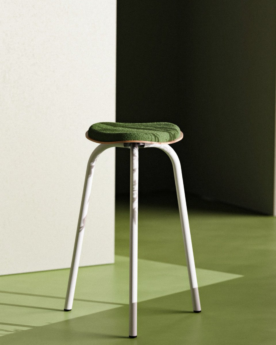 designwantedmag's tweet photo. The design of this stool features a wooden seat with a soft and comfortable cushion, supported by three metal legs that are connected by a central mother piece. 

Curvo stool by Lautaro Lucero

👉 https://t.co/4m5AD6uCPu | #DesignWanted #furnituredesign #stooldesign https://t.co/CvgDFZIA1x