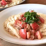 シーチキンと和える♪夏バテにおすすめトマトそうめん。