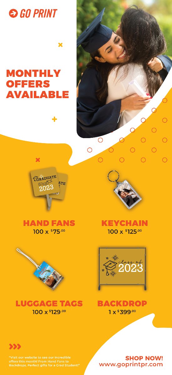 💛 Specially for you! May Offers are here! 🌻 | Shop online NOW | Custom promotional items | Digital Prints and more.