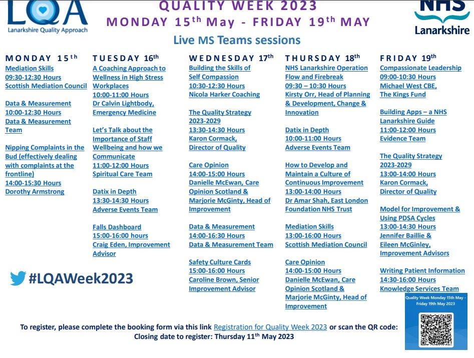 Lanarkshire Quality Approach tweet media