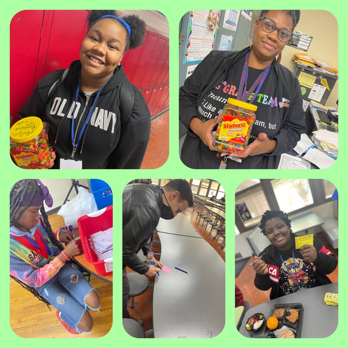 Math Monday Moment…Here’s last week’s Jellybean Guessing War <a href="/WAPerryMS/">W.A. Perry MS Eagles</a>. 

Estimate or calculate, the answer is about the same!

It’s not simply a guess…math is always involved! Some guesses were high and some were low. Everyone had fun! 

Congratulations to our winners!!!