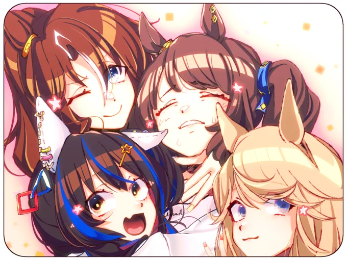 GW!!の4人ヵゎょ  #ウマ娘