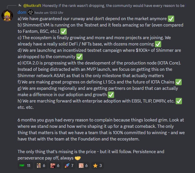 TangleverseWeb's tweet image. Not hyped for #IOTA and #Shimmer yet? 🧐

➡️ Read the update from @DomSchiener