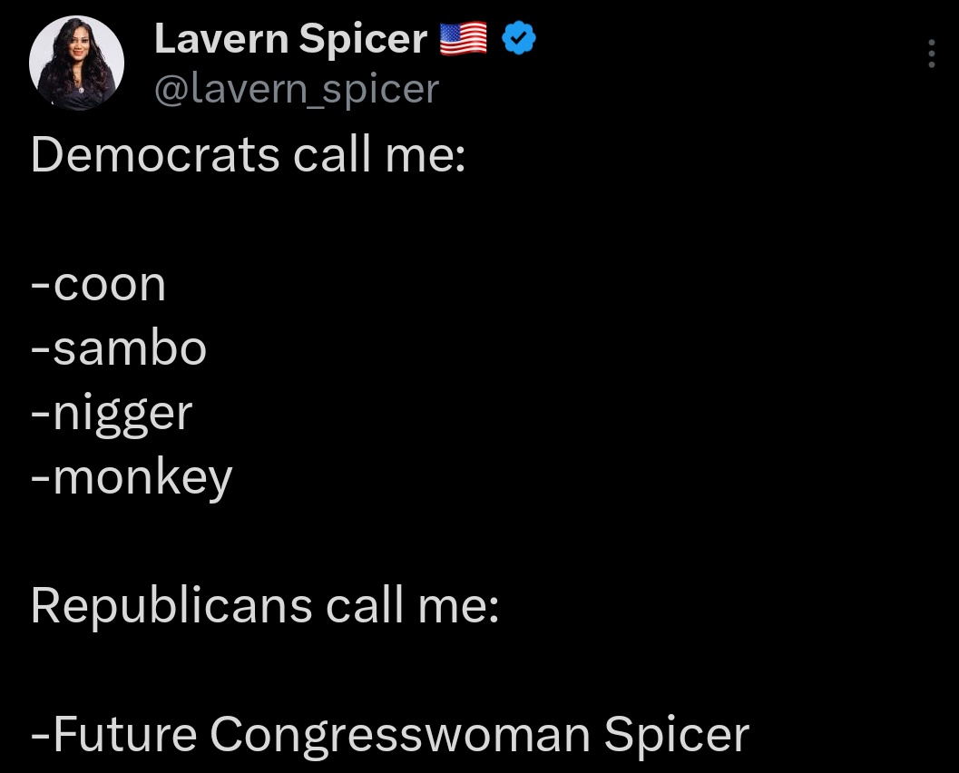 DeathMetalV's tweet photo. I live in Florida. Those aren't Democrats calling her those names. https://t.co/GUl2EsNMTv