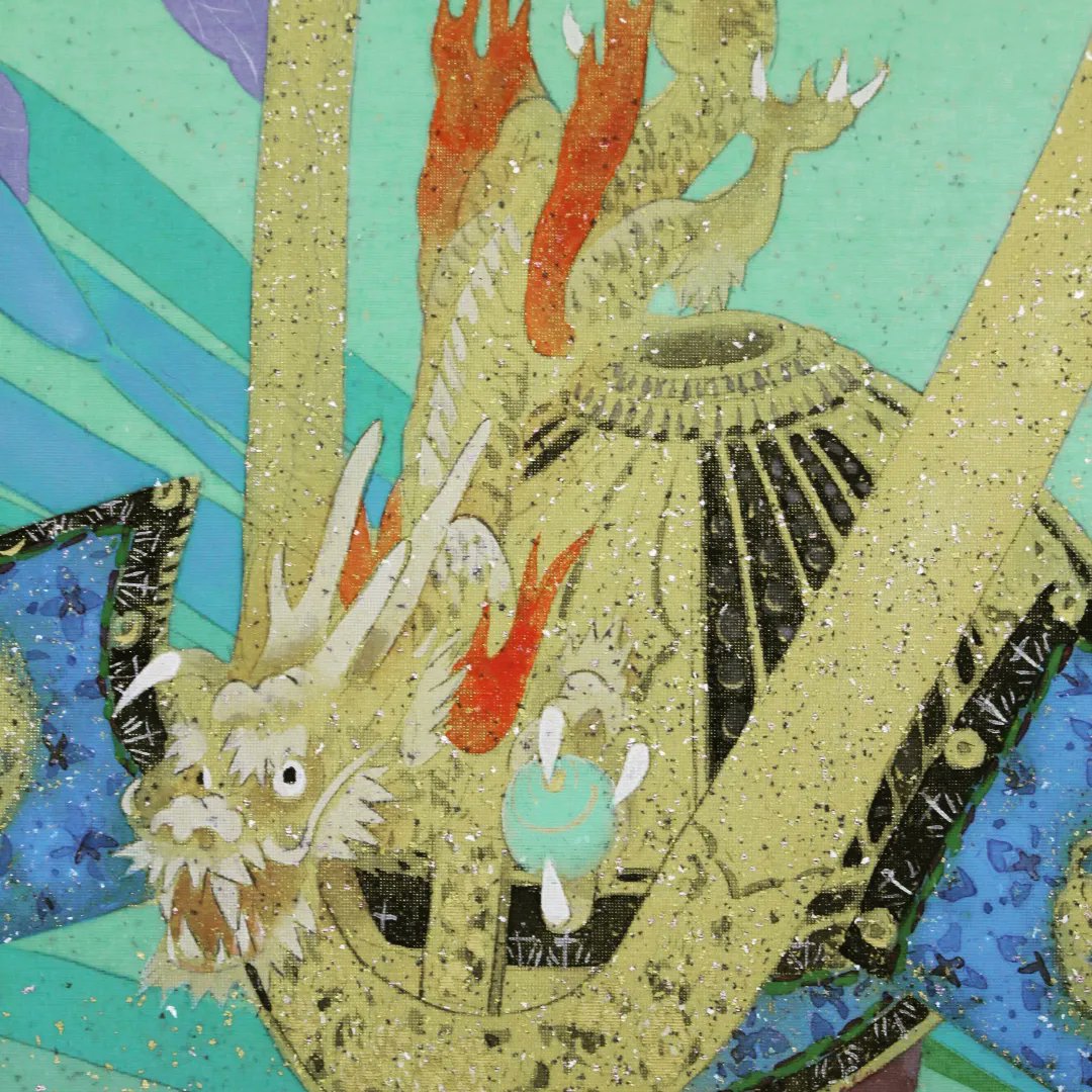 もうすぐ端午の節句! 絹に日本画で! #日本画 #日本画家 #端午の節句