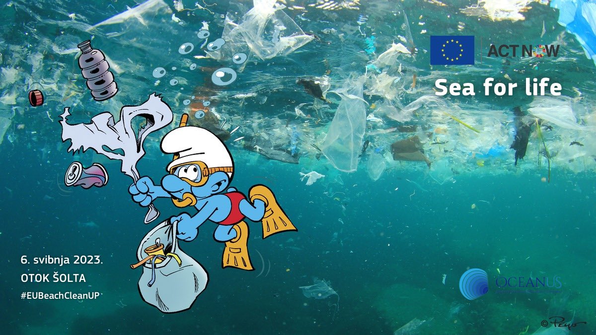 #EKHrvatska i #UdrugaOceanus organiziraju #SeaForLife ekoakciju čišćenja 🌊.

🗓️ 6. 5. 2023.
📍 Šolta

1/400+ događanja 🇪🇺 #EMDInMyCountry u sklopu obiježavanja europskog dana pomorstva.

Za sudjelovanje i ℹ️ javite se udruzi Oceanus 🏝

#EUBeachCleanUP #EMD2023 #BeGreenGoBlue