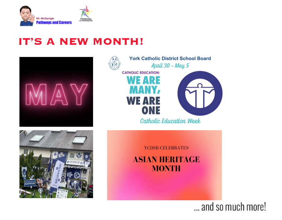 It's going to be (a great) May!