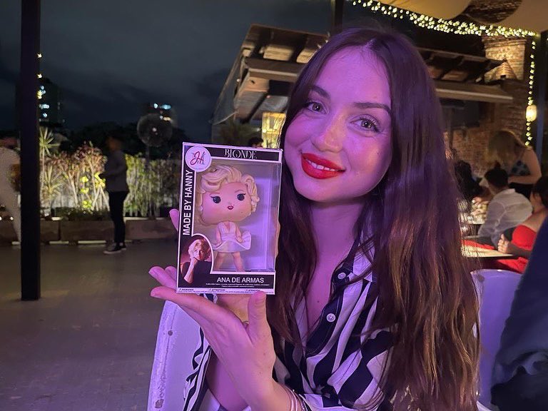 ana de armas at her 35th birthday party