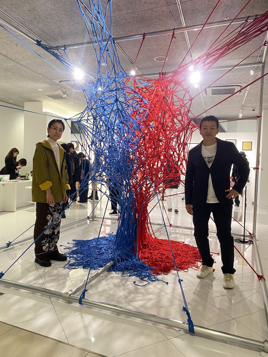 Shibarijp's tweet photo. 展示ありがとうございます！！
最高！
次の在廊は、4日です！
お待ちしています。 https://t.co/2c6aD38zjE