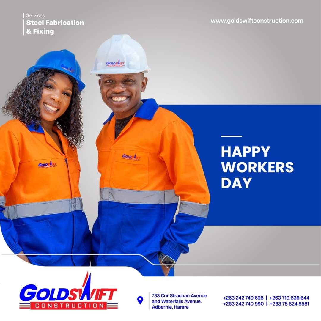 GoldSwiftco's tweet photo. Because of your dedication and hard work, the world is a better place. Your efforts provide food for your family. To all the workers, we wish you a wonderful worker’s day.
#workersday2023
#goldswiftconstruction
#esteemedbrands
@EllardCherayi @EsteemComms @takemorem1 @KhiamaBoys https://t.co/zv3RfM04Z7