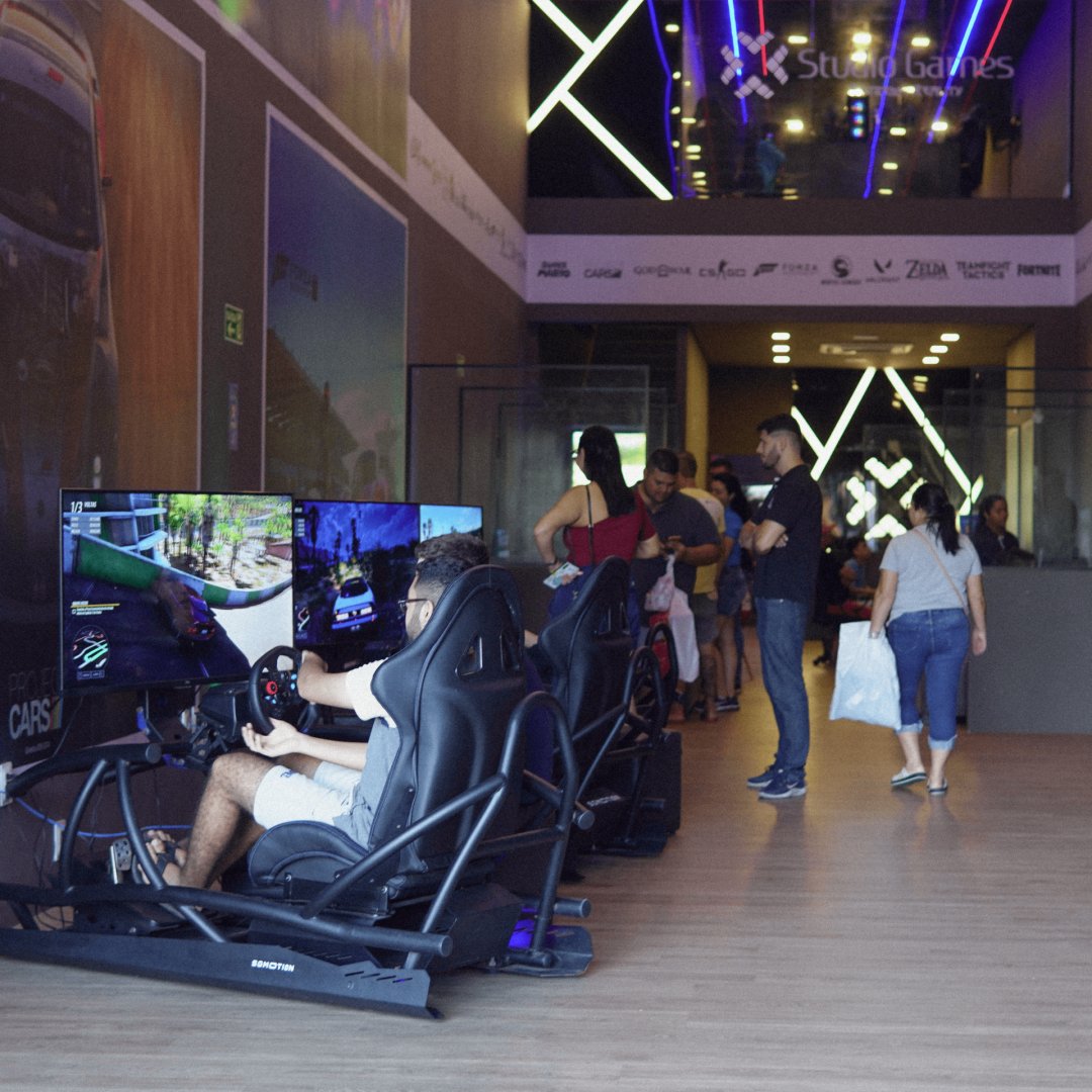 studiogamesofc's tweet photo. A Studio Games é a sua casa gamer dos sonhos!! 😍

Você já conferiu nossas arenas e as diversas possibilidades para se divertir por aqui? Se ainda não, então venha pra SG vivencia a melhor experiência gamer. 

#studiogames #sg #gamer #games #diversão #entretenimento #vemprasg https://t.co/ddFjZAWTYx