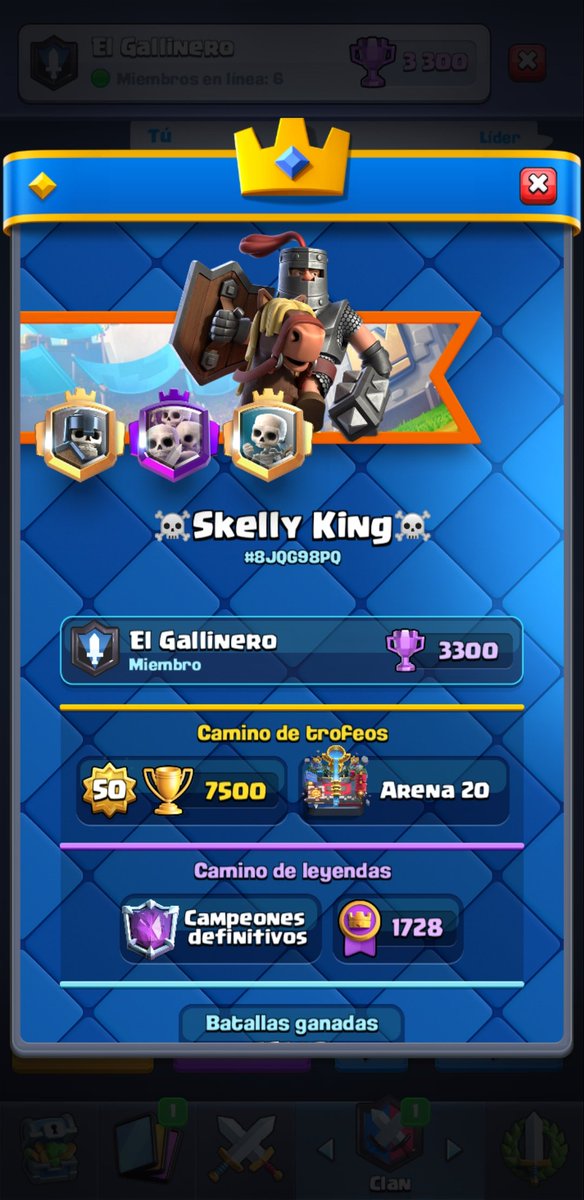 heisen_2008's tweet photo. Nuestros 3 mejores campeones definitivos (Tripie rojo y QuieroSerPro es la misma persona x eso hay 4) Grandes ellos! @acdcpancho #FamiliaGallinero #ClashRoyale #Megadraft #CampeonesDefinitivos #Top https://t.co/77XK0ZUin7