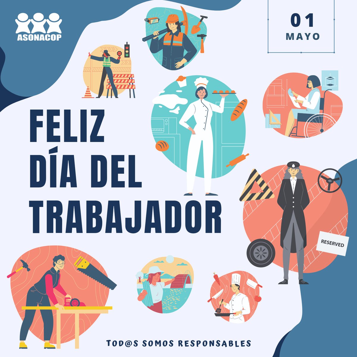 En este Día del Trabajador, demos gracias a todos los trabajadores por su dedicación y compromiso con sus labores. Desde obreros hasta empleados de oficinas, desde agricultores hasta médicos, todos contribuyen al bienestar de nuestras comunidades y nuestra economía.