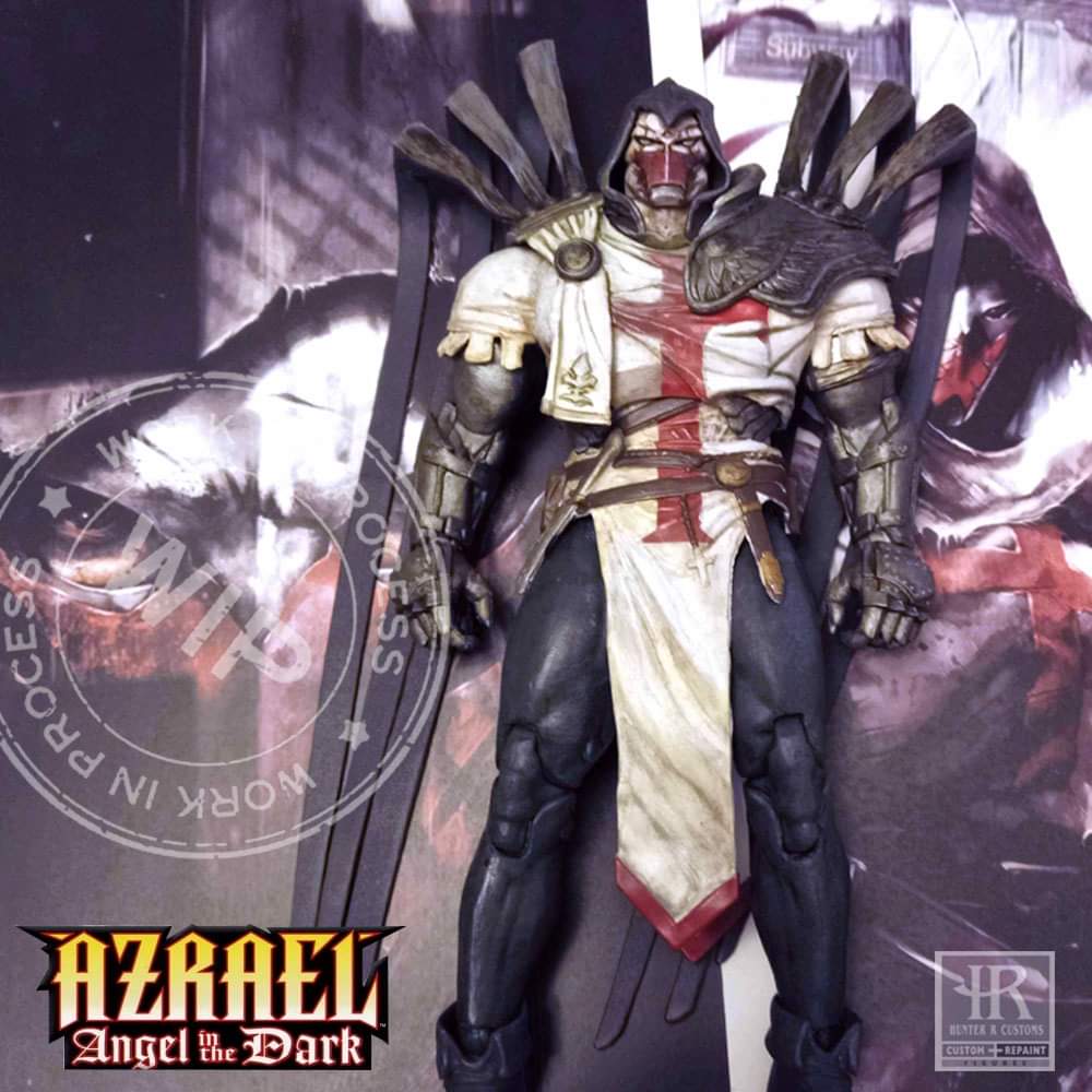 CustomsHunter's tweet photo. Azrael Repaint (WIP)
I browse through some of Francesco Mattina's comic book cover artwork and truly appreciate his style of realism. It was a lot of joy to paint this figure again using his method of painting. I really like the result so far.
#hunter_r_customs #custombatman https://t.co/asOALGbIPN