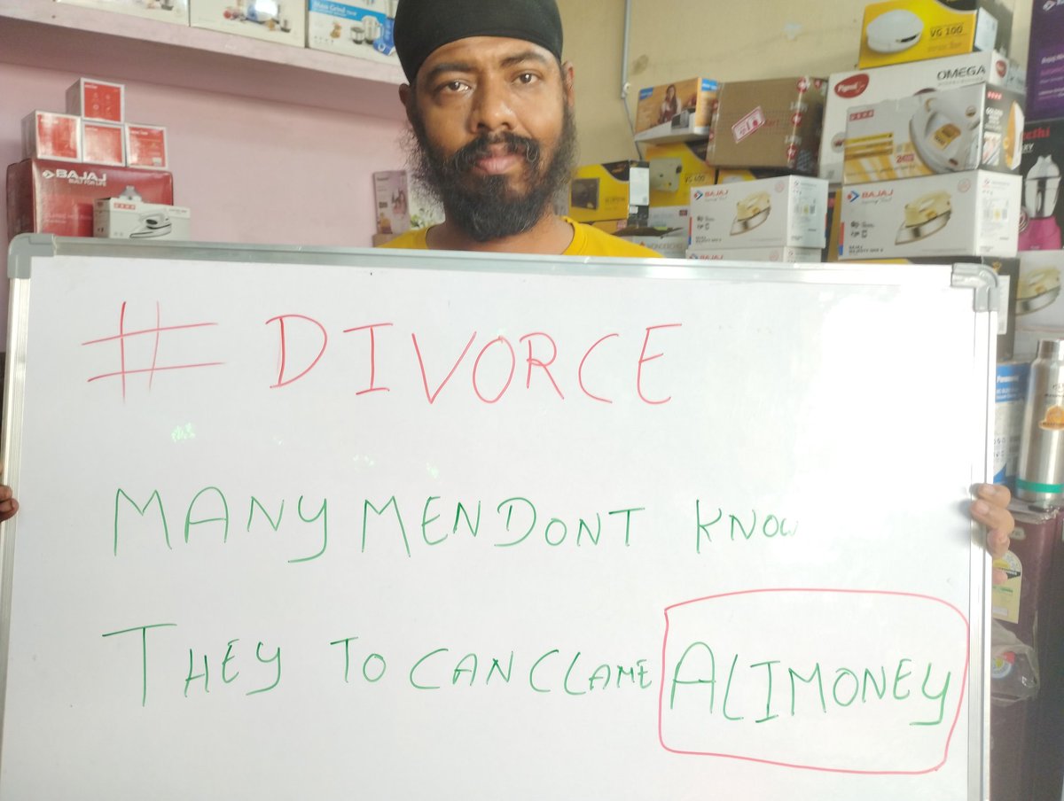THEHARMITSINGH's tweet photo. #GenderBiasedLaws
#Divorce 
#SameGenderMarriage 
Fact check
Even a man can claim alimony in a divorce case https://t.co/cMmBiveuYo