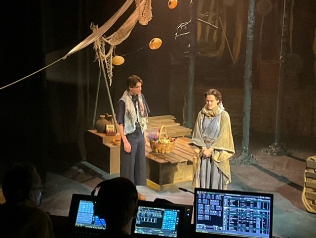 Dress run of Romeo &amp; Juliet <a href="/LakesideArts/">Lakeside Arts</a> #WeAreUoN this bank holiday morning with @thenewtheatre  Looking forward to seeing the entire production tonight in our final dress rehearsal.