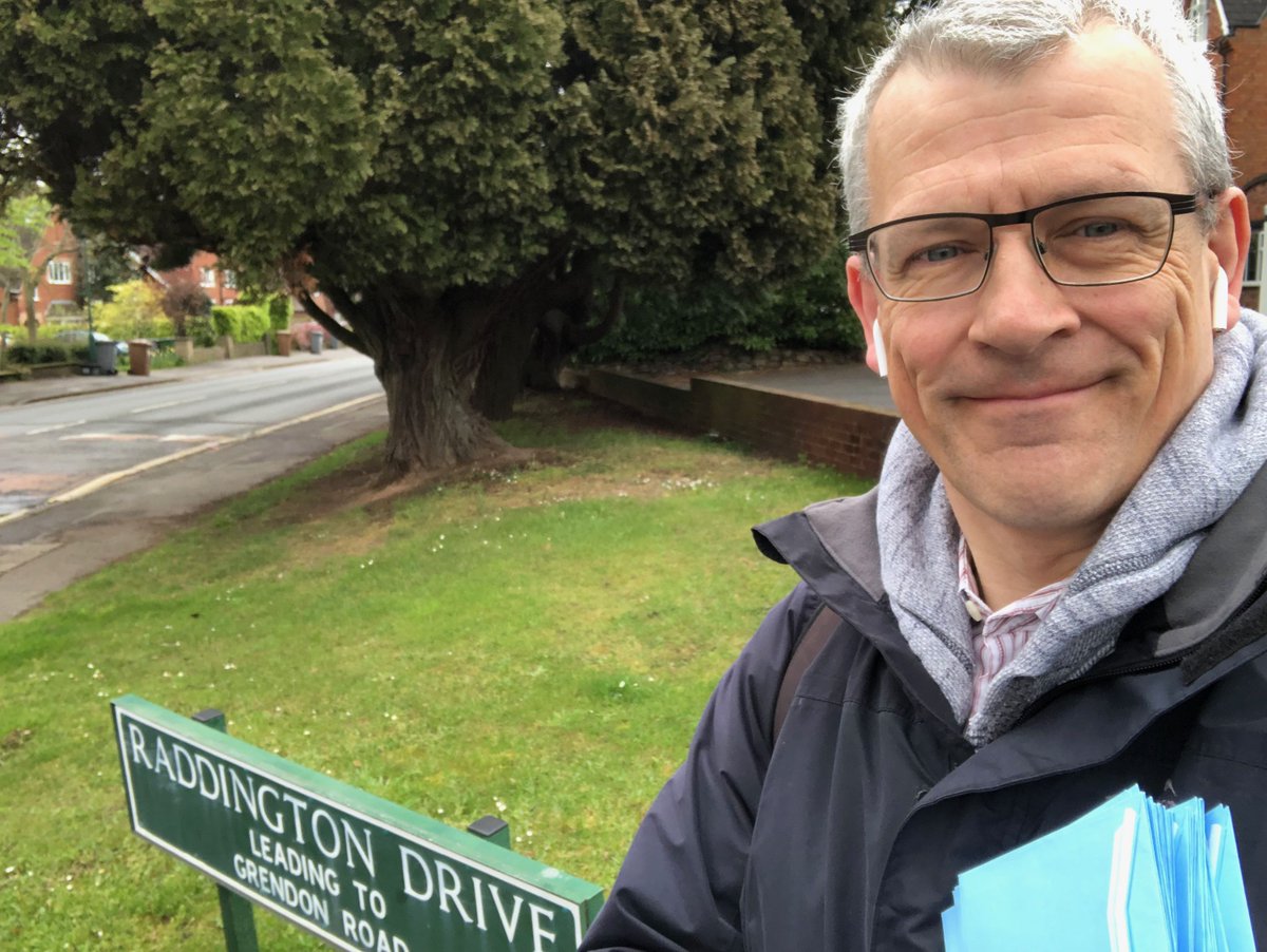 Pleasant Bank Holiday morning walk delivering final week election letters for @James_Solihull in Olton #LibDems #LocalElections, who will hopefully be joining the fantastic @Olton_Mike representing the ward that neighbours AcocksGreen. No elections this year in Birmingham.