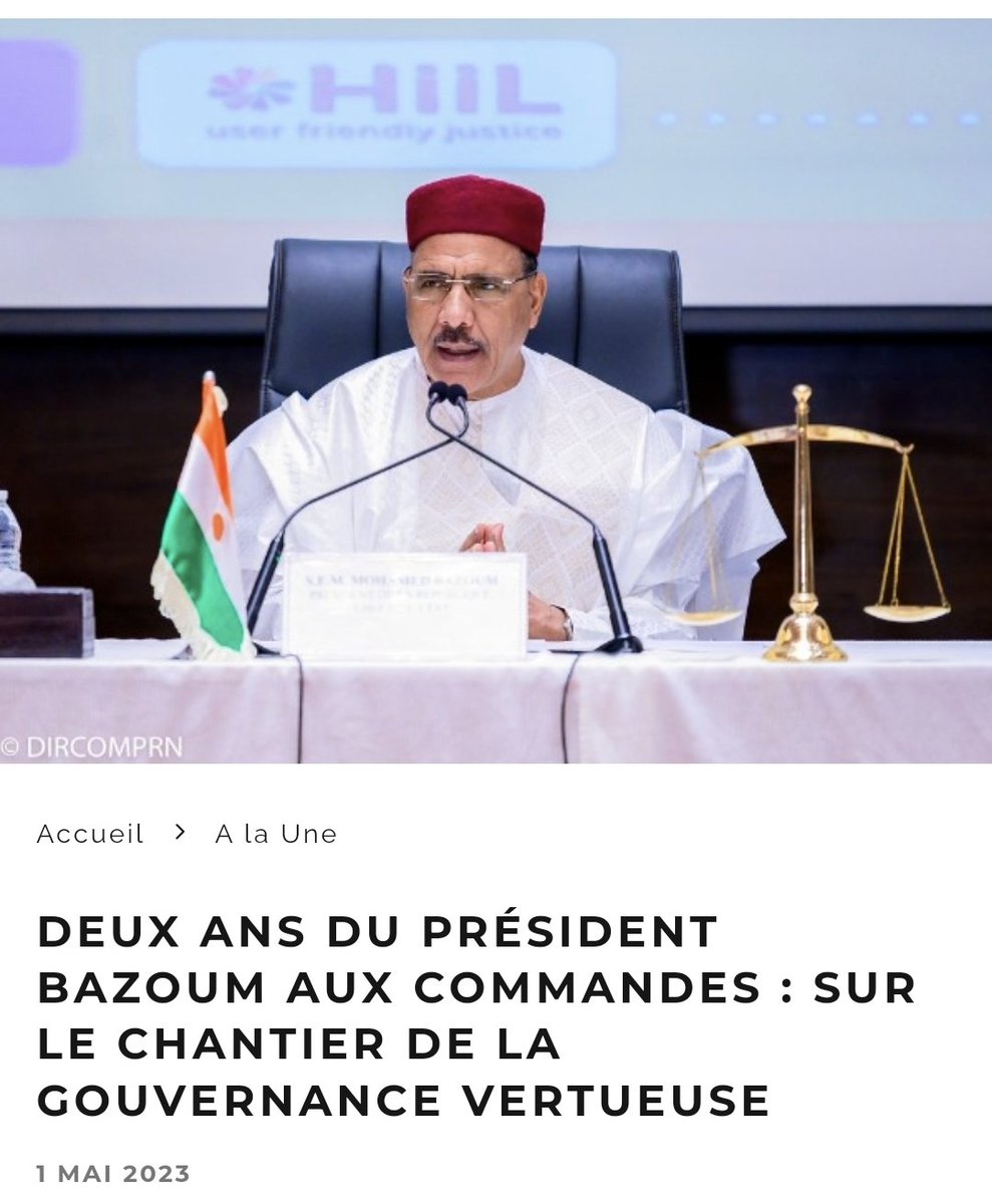 TeskerDan's tweet image. #DEUX ANS DU #PRÉSIDENT @mohamedbazoum AUX #COMMANDES : SUR LE #CHANTIER DE LA #GOUVERNANCE #VERTUEUSE
👇👇
facebook.com/10008350795990…