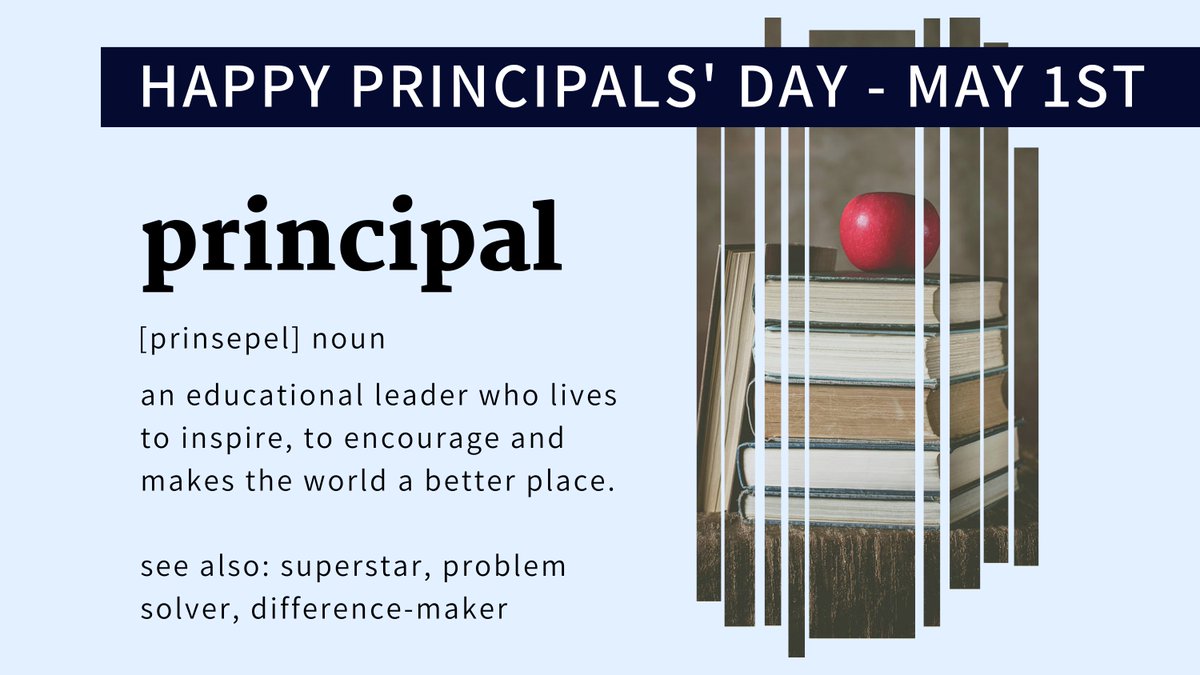 Good leadership is a key to success. Happy #SchoolPrincipalsDay! Today, make sure you say a special thanks to all the amazing principals who support the good work happening in @ycdsb schools. Good leadership is a key to success.