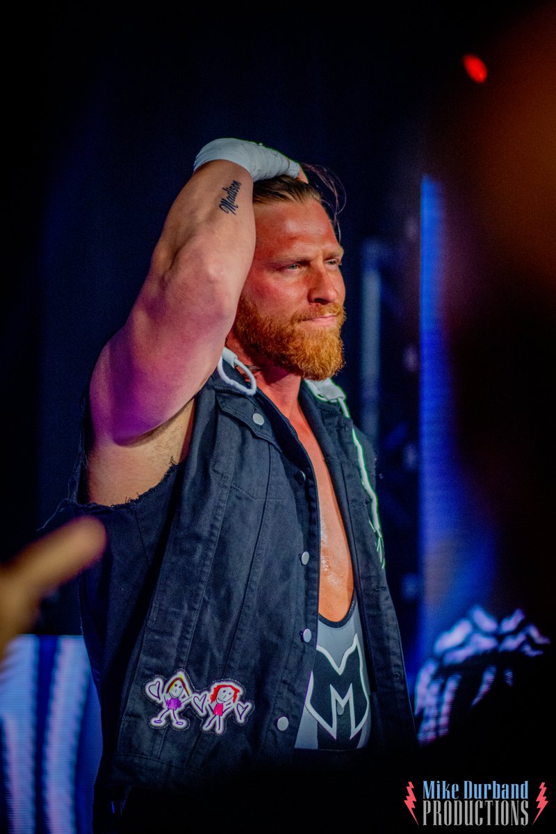 MikeDurband's tweet photo. "The Most Professional Wrestler" Brian Myers makes his entrance at #IMPACTWrestling #SpringSlugfest! 
@Myers_Wrestling  #IMPACT 

📸: Mike Durband Productions https://t.co/SH24OWYeLo