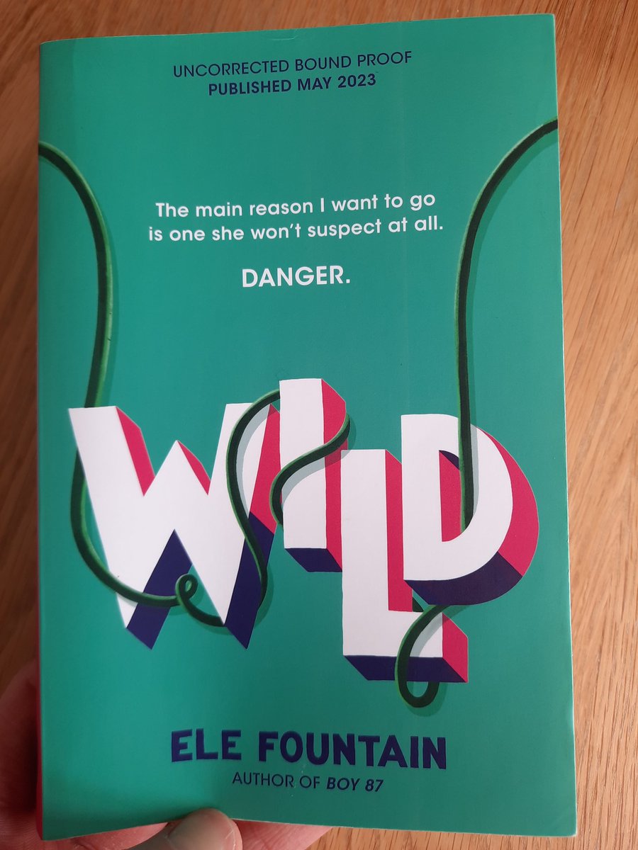 Just finished Wild by @EleFountain - a great adventure story about grief, deforestation, and the many forms that bravery can take. It's out this month and I'd highly recommend picking up a copy at your favourite bookshop.