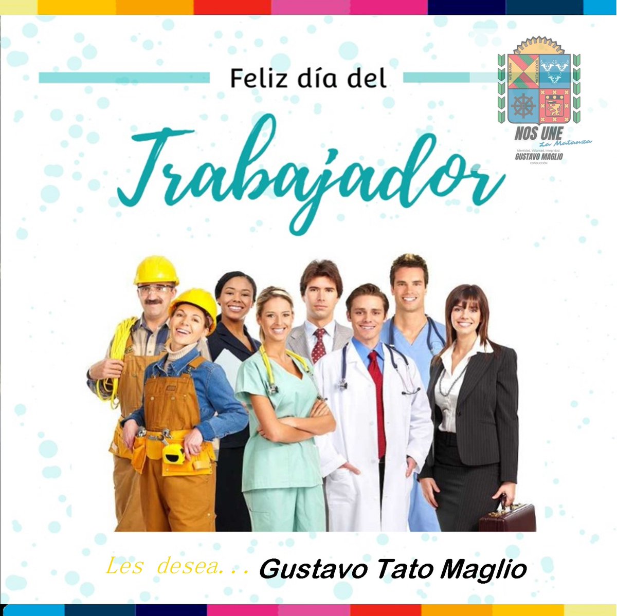 magliotato's tweet photo. El Trabajo Dignifica, ojalá algún día deje de ser una dicha y pase ser un derecho.
Feliz Dia del Trabajador Para todos.
🇦🇷#nosuneargentina
🇦🇷#nosunelamatanza
🇦🇷#encadabarrio
🇦🇷#conlosvecinos
🇦🇷#gustavotatomaglioconduccion https://t.co/phWBWr63yp