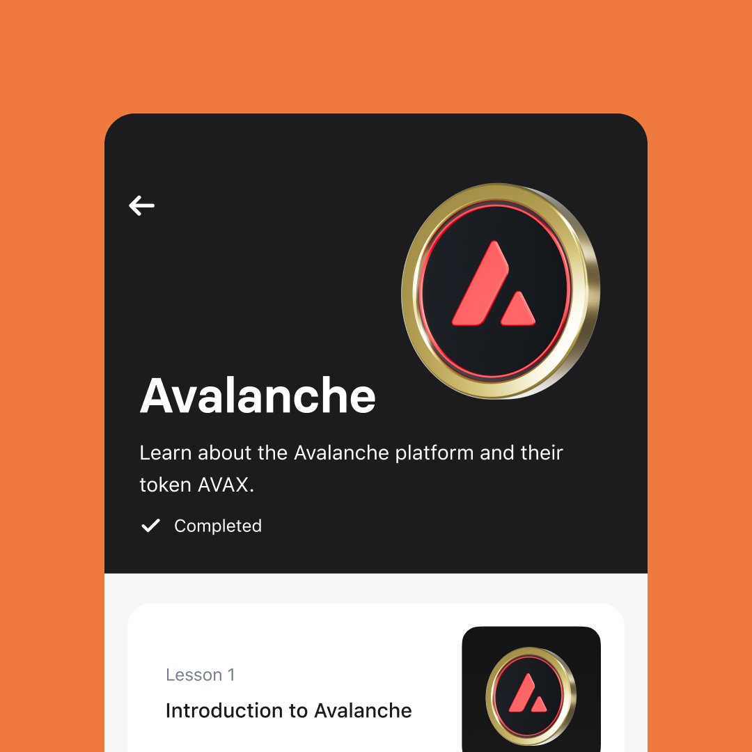 An Avalanche is coming! Our new Crypto Learn course is here, we’re highlighting Avalanche and its native token, AVAX. Complete the lessons to earn AVAX tokens while you learn!

Available in the UK and EEA. Not regulated or protected. Value can go down. Tax may be payable on gains