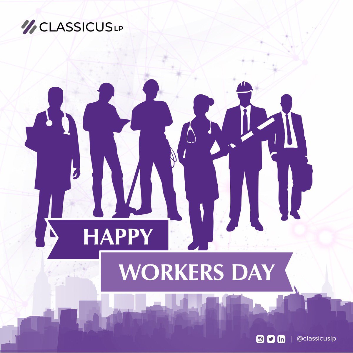 May your hard work and dedication be recognized and valued, and may you continue to make a positive impact in your workplace and community. Happy New Month. #classicuslp #workersday #newmonth