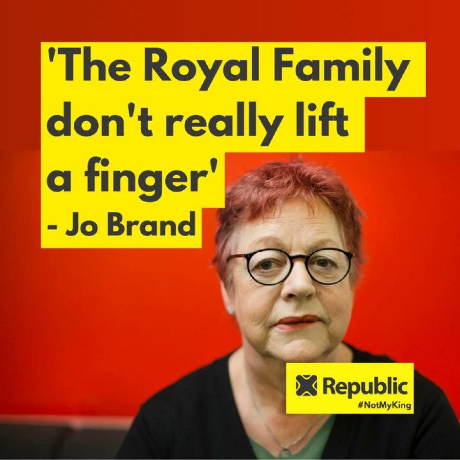 Socialists. Leftists - they contribute nothing but whining, moaning, jealousy, and although they consider themselves ‘anti racists’ they don’t mind a bit of antisemitism. Apart from pie scoffing - what has Jo Brand ever contributed? I despise them. #Coronation2023