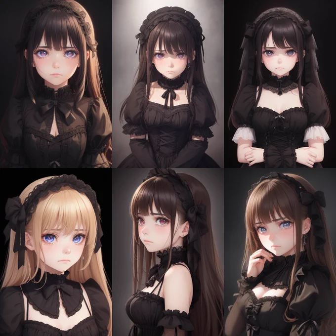 #BreakDomainRealistic _M1871  いつもの泣きべそゴスロリ少女を出してみた  右:BreakDomainRealistic _M1871 左: #BreakDomain _m1808