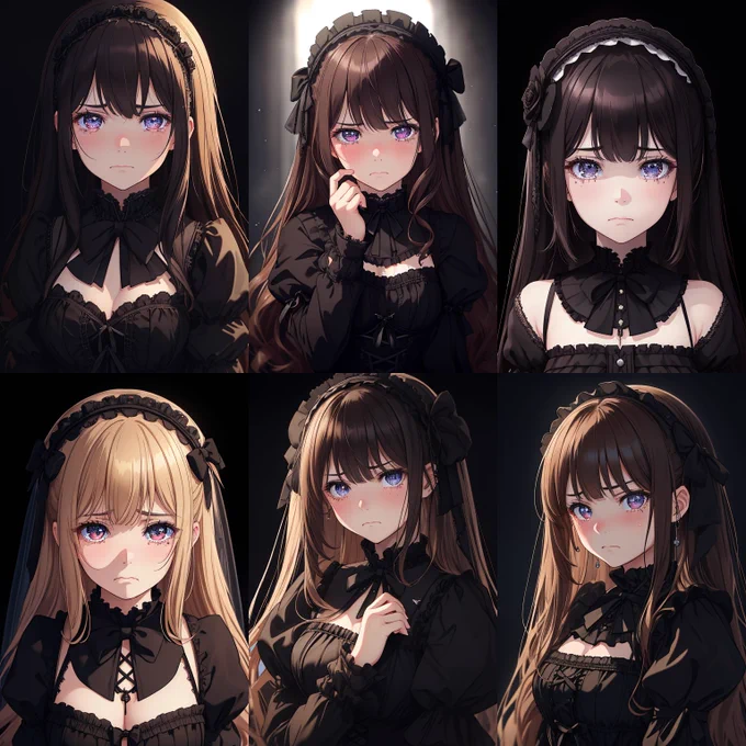 #BreakDomainRealistic _M1871  いつもの泣きべそゴスロリ少女を出してみた  右:BreakDomainRealistic _M1871 左: #BreakDomain _m1808