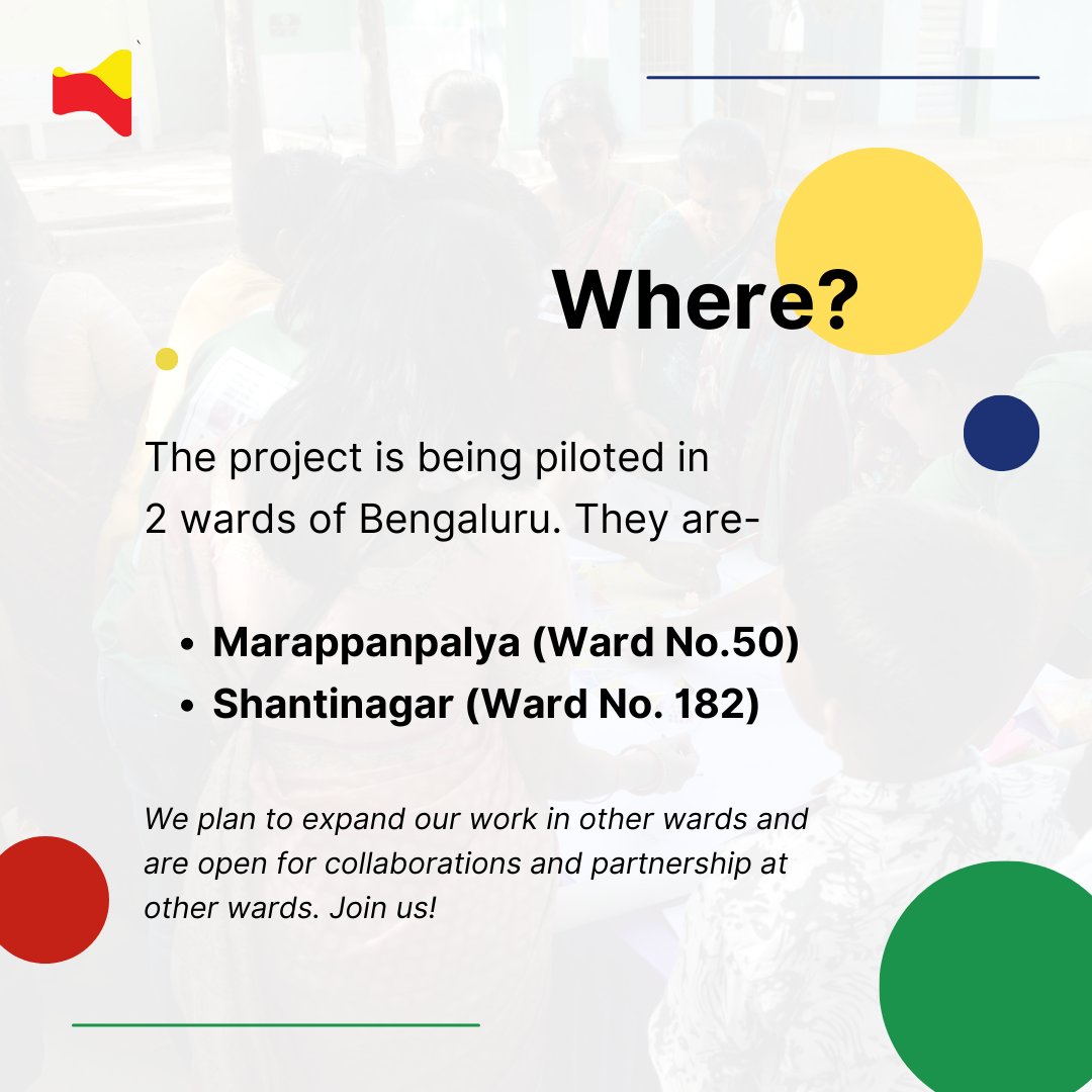 FBC_bengaluru's tweet image. We have been working on this project for more than year and are excited to share our learnings and insights and learn from the community here. If you’re interested to work in your ward, do reach out to us.

Stay tuned to our pages across different social media channels.