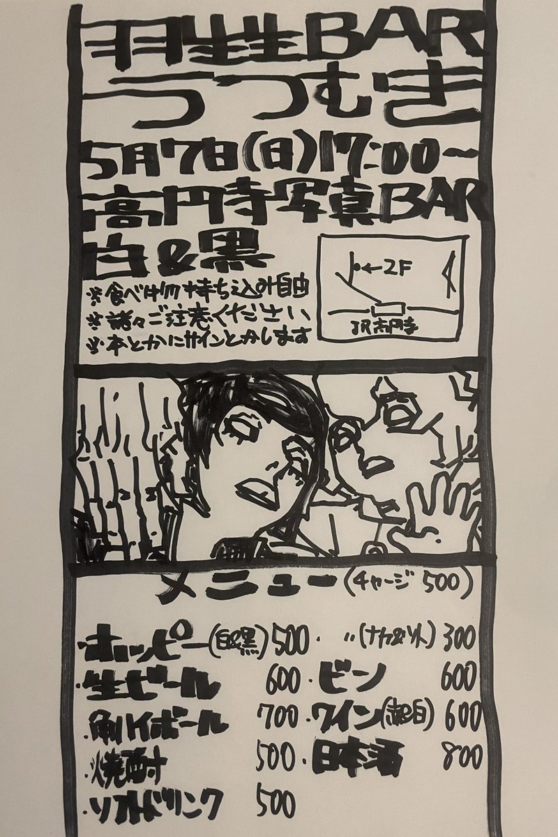 ご支援 作品制作 先月の赤字分笑-