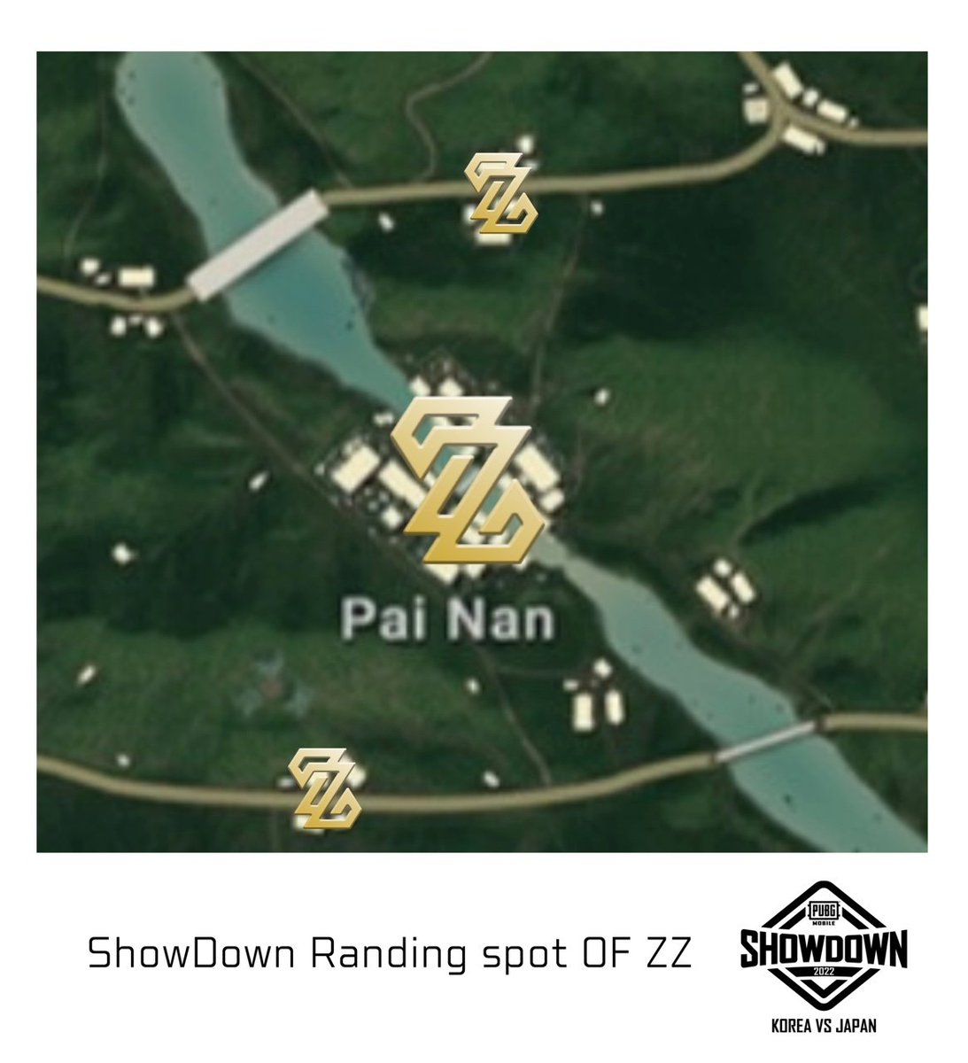 Y2ONMON's tweet photo. PUBG Mobile Showdown 2023 KR vs JP

ZZ LANDSPOTS
#ZZWIN https://t.co/vnXegrZxkc