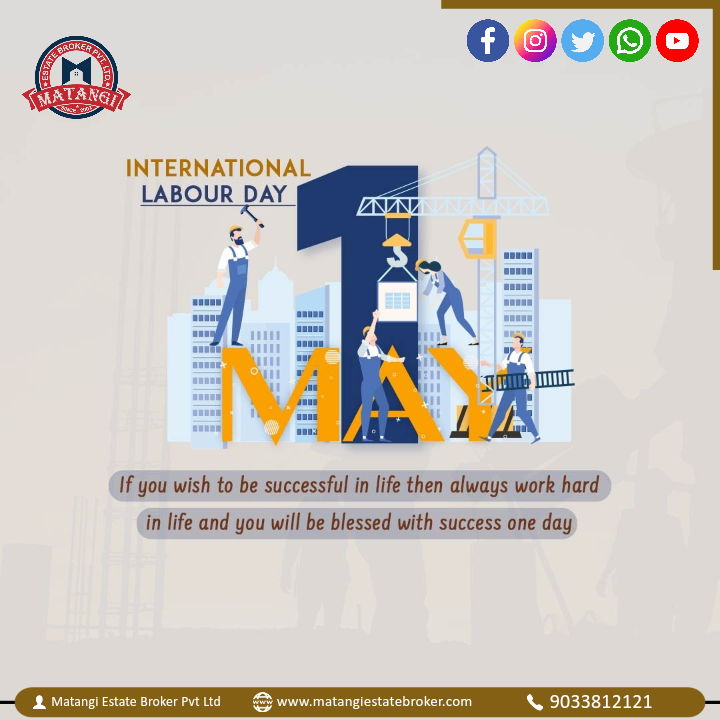 matangibroker's tweet photo. ""Happy Labour Day""

#Matangi #LabourDay #Labour #RealEstateAgents #RealEstate #RealEstateAhmedabad #RealEstateProject #Project #Construction #RealEstateMumbai #Property #Ahmedabad #Mumbai #PicOfTheDay https://t.co/X1Jwiearq2
