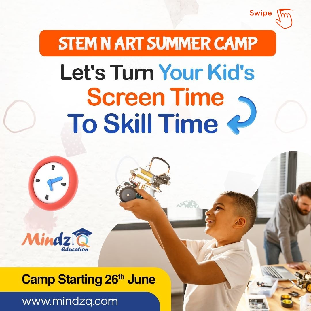MindzQEducation's tweet image. Want to turn your kid's screen time into skill time? Our MindzQ STEM N ART Summer Camp is the perfect solution!  Our program combines robotics and art to engage and inspire young minds.
  
Enroll Now👉 mindzq.com/summer-camp

#summercamp2023 #funsummer #roboticslearning