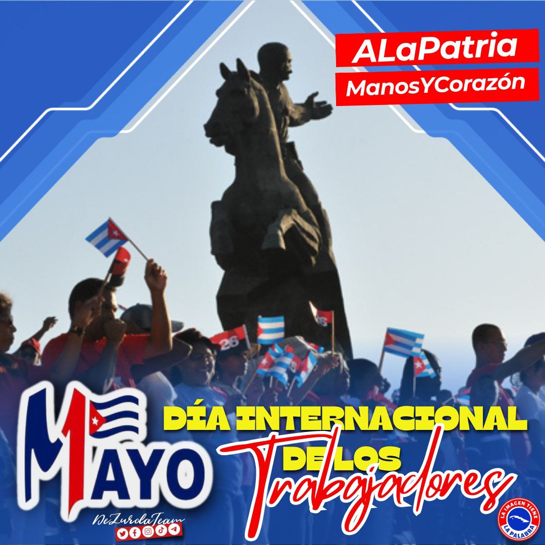 #ALaPatriaManosYCorazón
En mi Cuba❤️🇨🇺 bella no hay marcha atrás, siempre hemos sido y seremos "Un eterno Baraguá"
#YoSigoAMiPresidente
<a href="/DiazCanelB/">Miguel Díaz-Canel Bermúdez</a>
#1Mayo
<a href="/DefendiendoCuba/">Defendiendo Cuba</a>
<a href="/DeZurdaTeam_/">DeZurdaTeam 📳</a>
<a href="/ValoresTeam1/">Valores Team 🕊</a>