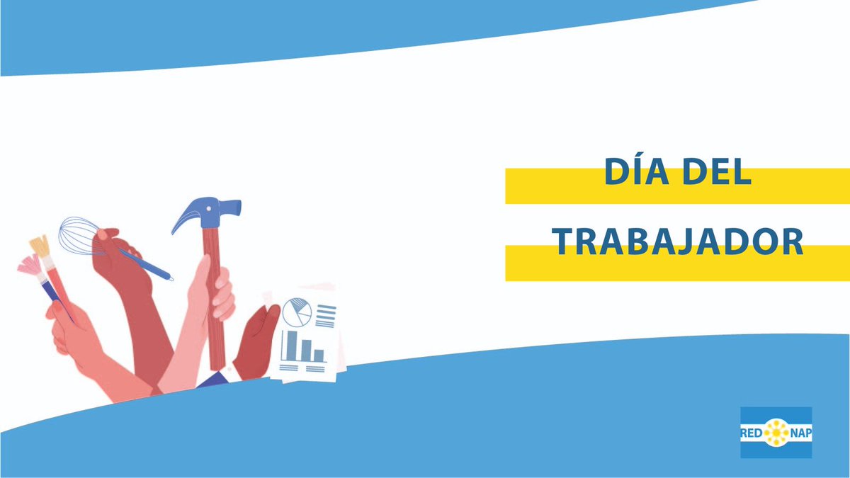 🎗️Desde la Red, saludamos a quienes se esfuerzan a diario para dar sustento a sus hogares y a quienes potencian la cultura del trabajo para construir la Patria que queremos.
#díadeltrabajador 
#rednapenacción #somosred 
#culturaytrabajo #trabajoyeducación