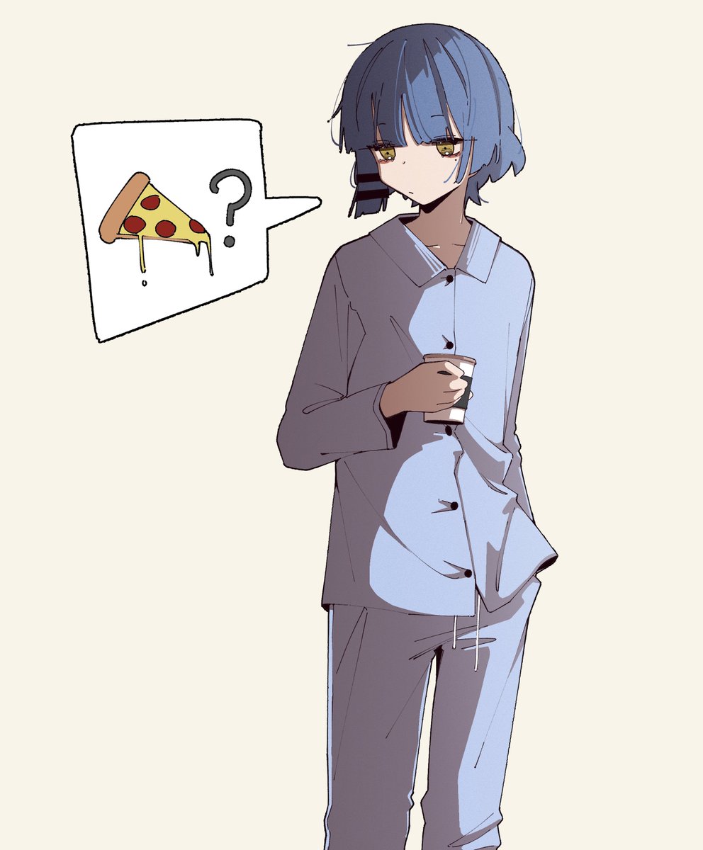 ryo yamada wants pizza for breakfast.. 🍕 #ぼっち・ざ・ろっく
