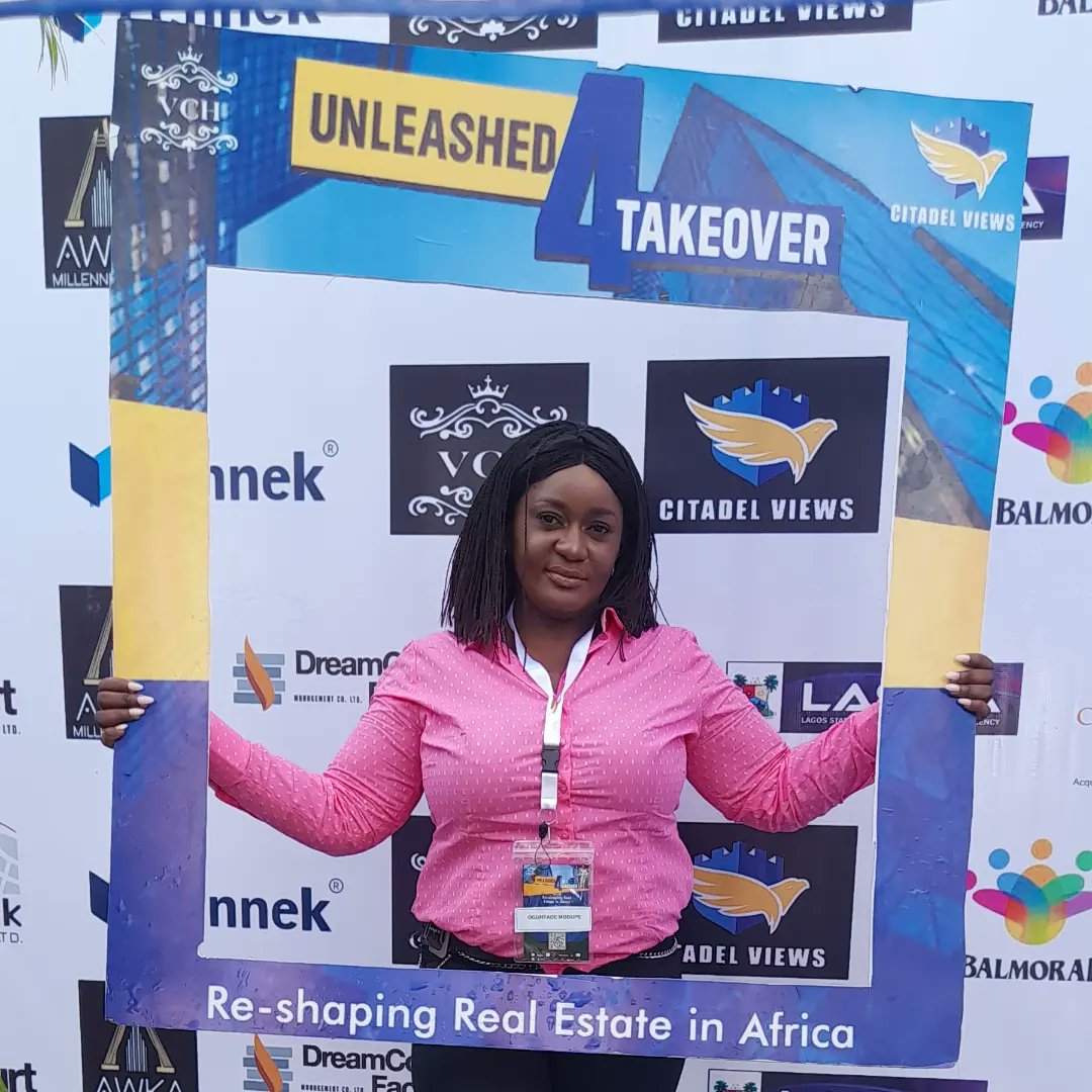OguntadeModupe1's tweet image. CONFERENCE AT THE BALMORAL EVENT CENTER 

UNLEASHED FOR TAKEOVER 

RE-SHAPING REAL ESTATE IN AFRICA 🌍 

#UnleashedforTakeover
#Unleashed4Takeover2
#Unleashed4Takeover2023