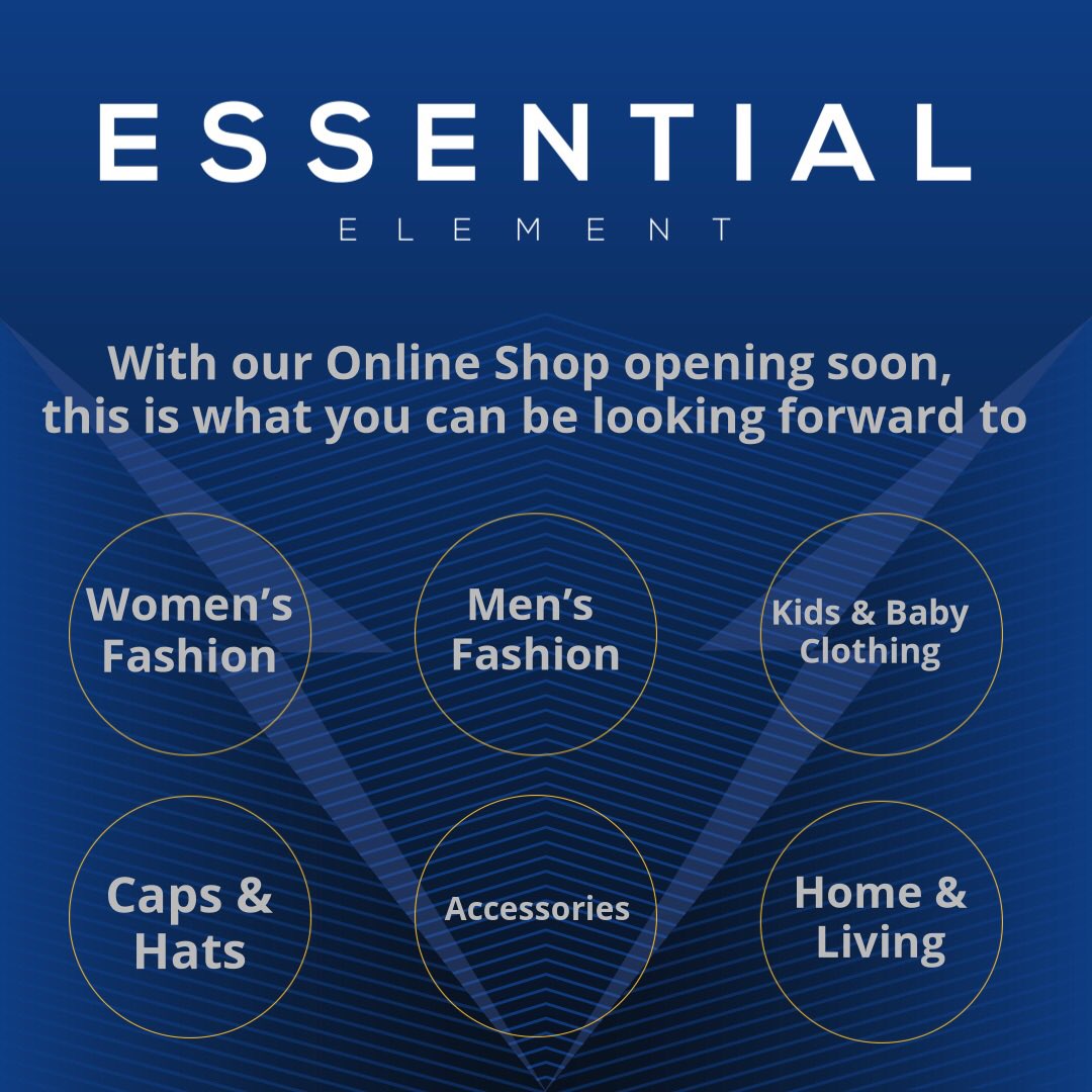 Here are some of the things, you‘ll be able to find in our store. #EssentialElement #onlinestore