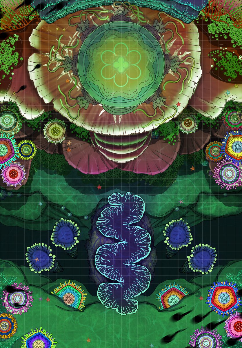 TheMaplocks's tweet photo. frogspawn infestation 
https://t.co/dMWgsN1dzO

#maplocks #dndart #dungeonsanddragons #dndmaps #fantasyground https://t.co/BYXdgb87ML