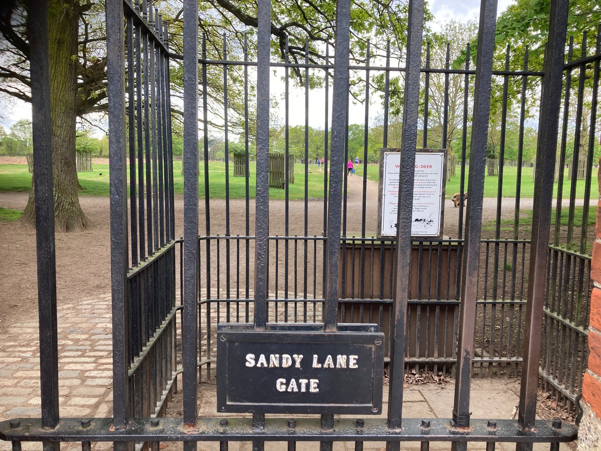 Officers from @MPSRichmond and @MPSRoyal_Parks are aware of an incident this morning close to Sandy Lane Gate in #BushyPark involving two dogs off of leads attacking a park user and his dog. Officers attended and this matter is being investigated.