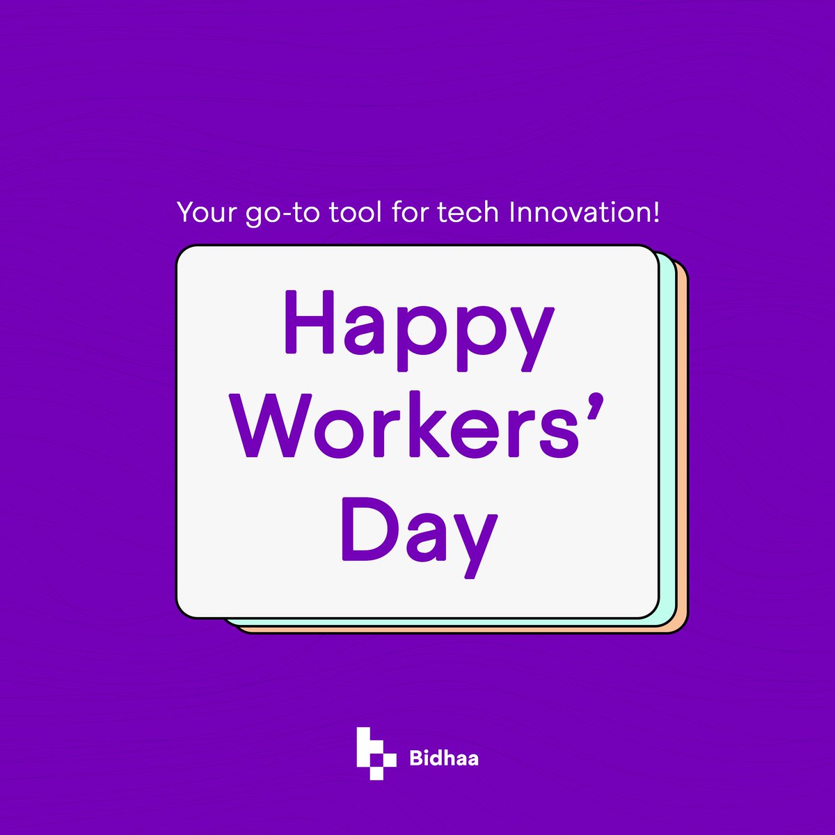 trybidhaa's tweet photo. Happy Workers Day from TryBidhaa - your go-to tool for tech innovation! 💡 https://t.co/IqNO2LIdUp