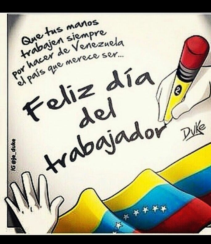 Buenos días Venezuela Dios nos bendiga grandemente hoy #TrabajoYPatria bendecido día para todos los trabajadores. @Damaris13510183 @AnaPadi86161632 @MagalysRojas5 @Juancar08732675 @Nelsontrejo92 @RazziLuis @Salser077 @sanserrano65 @YarytzaR6 @828Berrio @magopuki