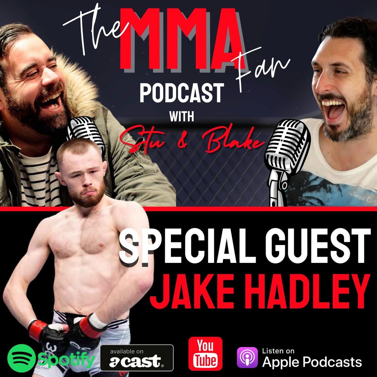 mmafanshow's tweet photo. NEW EPISODE 
We had a cracking chat with @ufc flyweight @JakeHadleyMMA 
We spoke about his fantastic win at UFC286, the ongoing beef with Mokaev and so much more!

https://t.co/rCwC1bqNJ8

#jakehadley #ufc #mma #mixedmediaart #muhammadmokaev #ufcflyweight #cagewarriors #bellator https://t.co/IHolJMvoJW