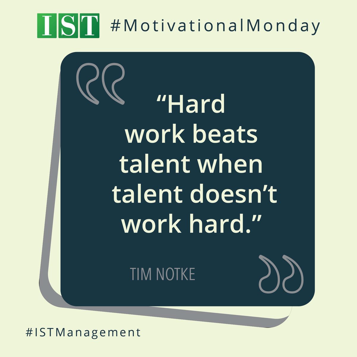 ISTEmpowerment's tweet photo. #ISTManagement #MotivationalMonday https://t.co/OhegSMmlQl
