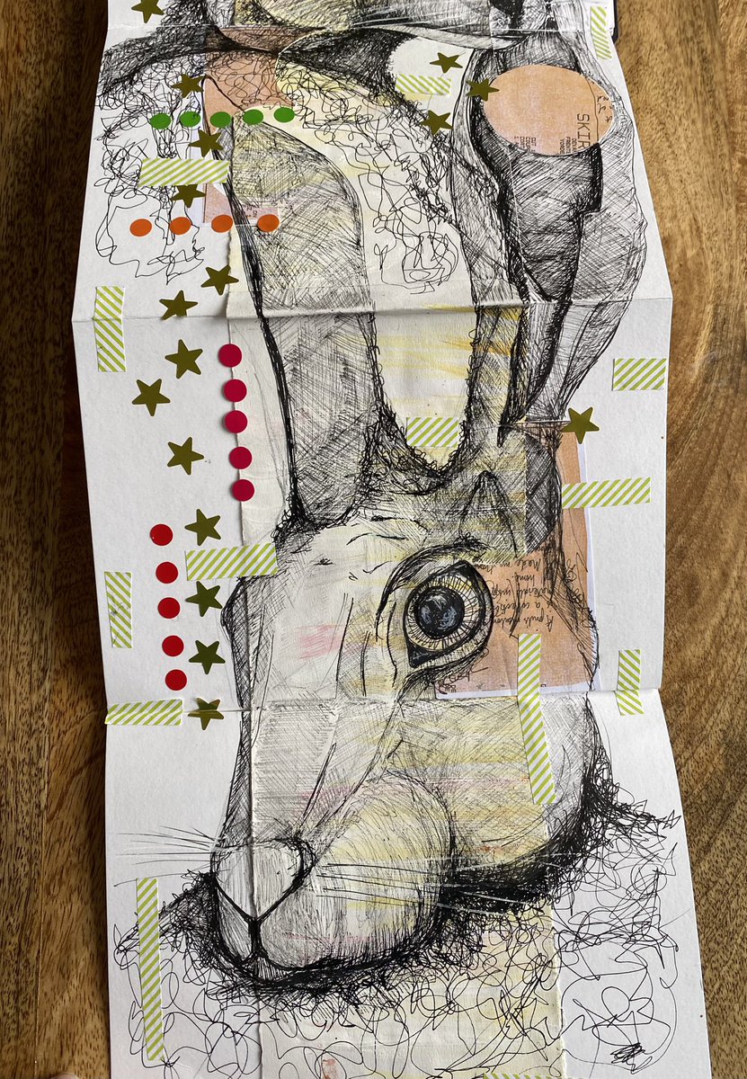 sarah1_art's tweet photo. A few years mages from this months @sketchbkcircle canโt wait for the month of Mays drawing #artontwitter #springartwork #birodrawings #drawingsoffish #drawingsofhares #drawingsofnature #howesheprints #_arts_howe https://t.co/ZAn2bhJQ9U