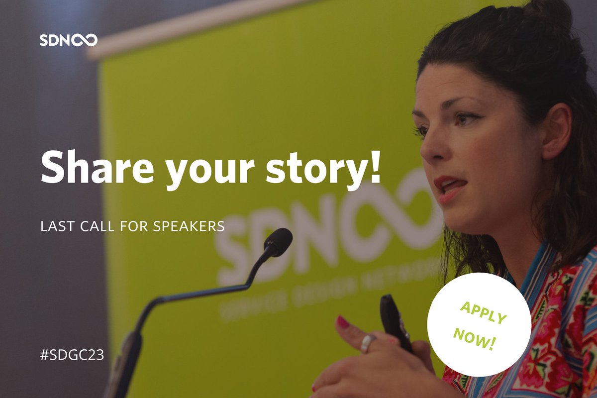 AdilsonChicoria's tweet image. RT SDNetwork &quot;🔔 Attention 🔔  This is the last day to send in your proposal to be a speaker at our Service Design Global Conference on October 5th and 6th!

Register now:  airtable.com/shrf4vXMDudBJ0…

#SDGC23 #ServiceDesignGlobalConference #ServiceDesign… https://t.co/cs7nDdyn5u&quot;
